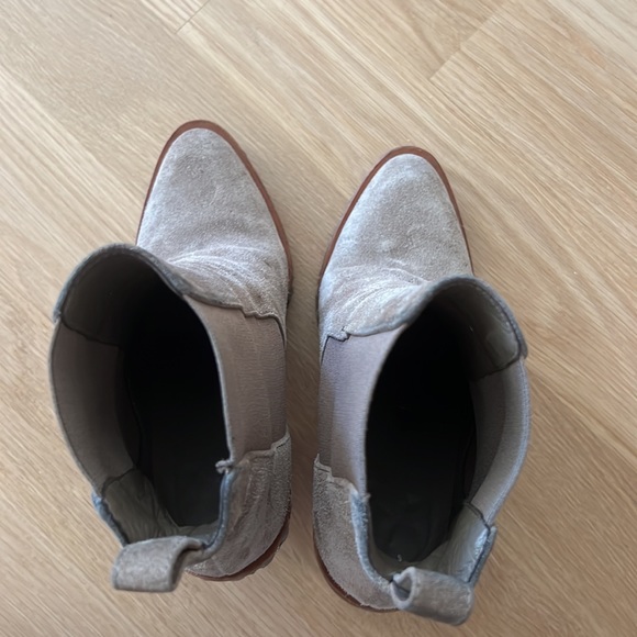 Authentic Chanel size 36.5 suede booties - Picture 2 of 12